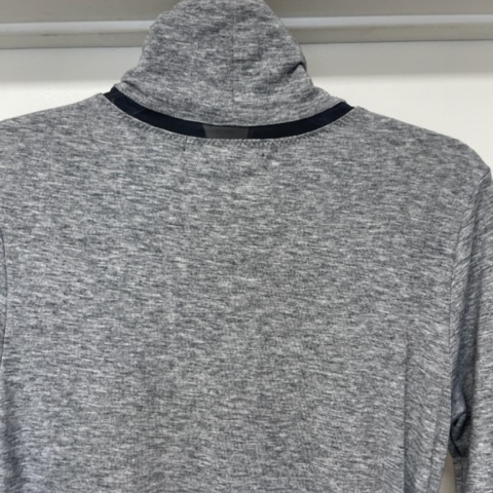 Athleta Industry Turtleneck Dress Heathered Gray Midi Maxi EUC - Picture 12 of 12